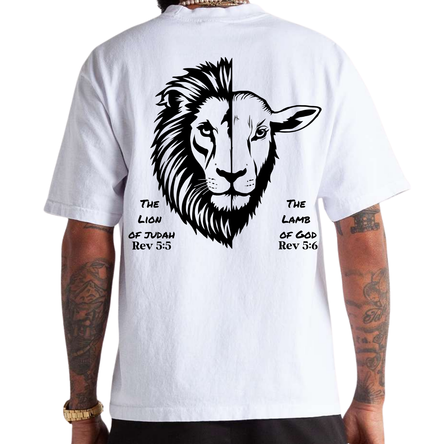 The Lion and The Lamb (White)
