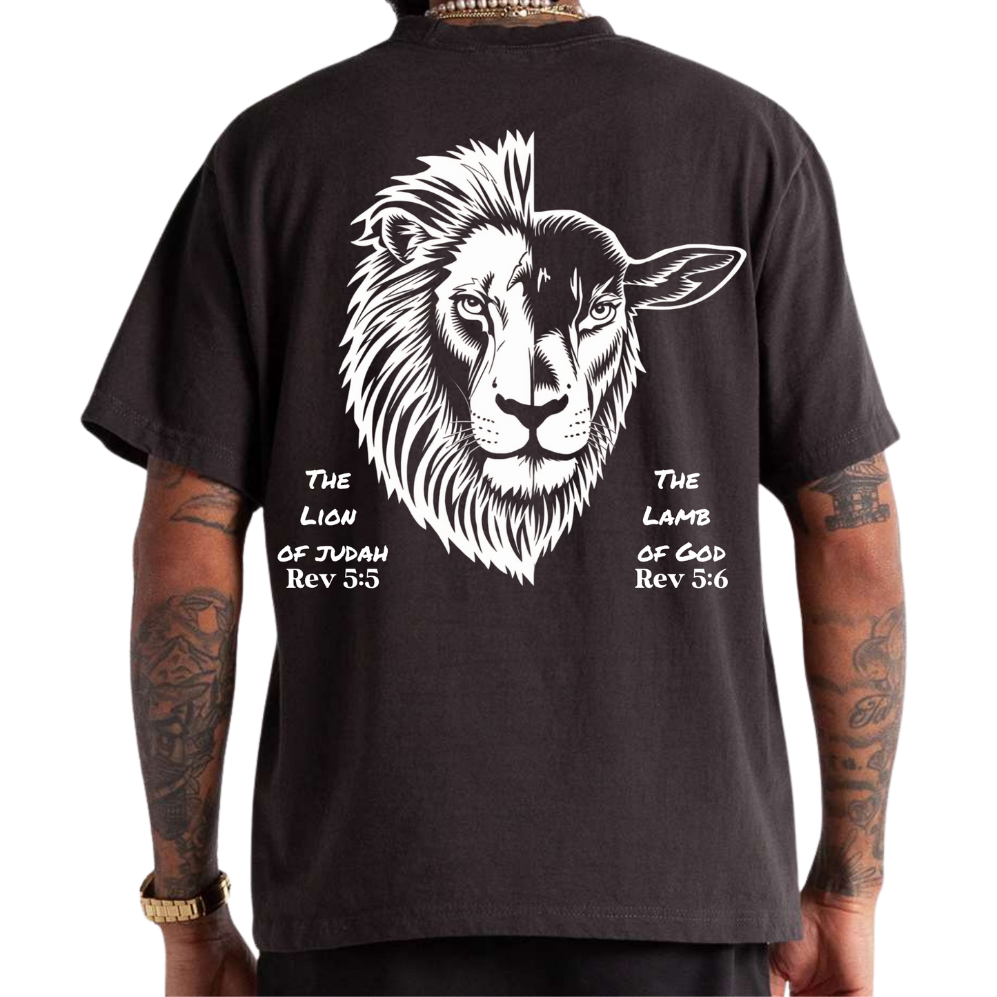 The Lion and The Lamb (Off Black)